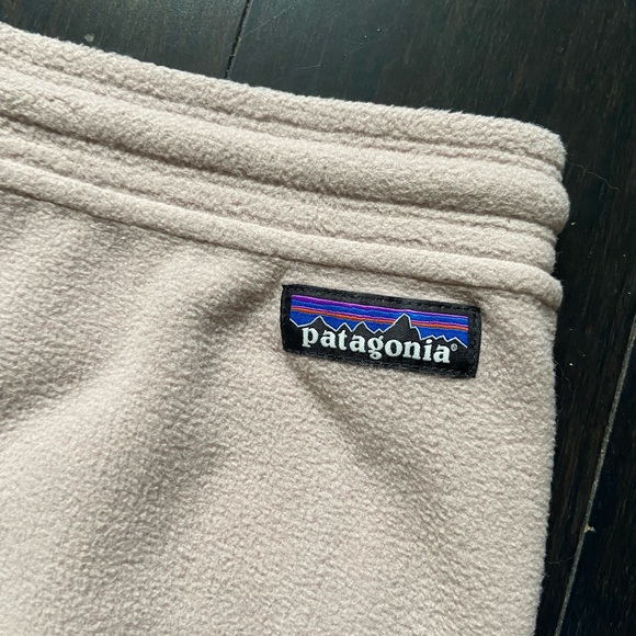 PATAGONIA WOMEN’S MICRO D FLEECE JOGGERS IN STINGRAY MAUVE SZ XL - Picture 6 of 11